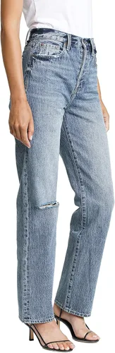 Vista 2 de Pistola Cassie - Jeans rectos de cintura alta para mujer