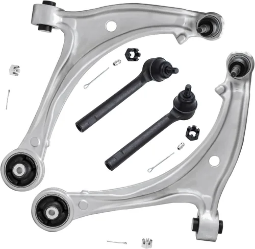 Vista 217 de Detroit Axle - 4 piezas de brazos de control traseros para Ford C-Max, Focus, Mazda 3 5, Volvo C30, C70, S40, V50, 4 brazos de control superiores e