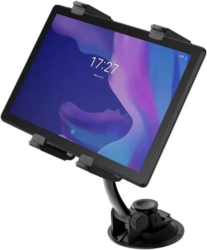 Vista 5 de Soporte para parabrisas de coche y camión, soporte de ventosa con soporte ajustable, compatible con GPS de 7 pulgadas y tabletas de 7 a 10 pulgadas