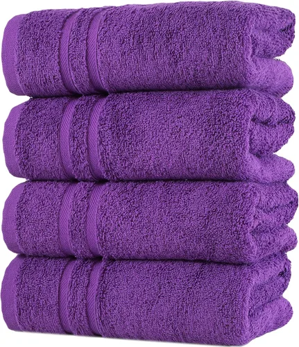 Vista 17 de Juego de 6 toallas de baño negras para baño, algodón turco original, suave, absorbente y de primera calidad, 2 toallas de baño, 2 manos y 2 toallas
