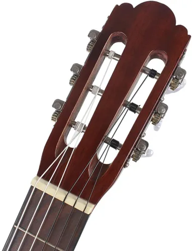 Vista 7 de Cuerdas de guitarra clásica, 3 juegos completos con nailon negro para E-1st B-2nd G-3rd y núcleo de nailon plateado herida de cobre para D-4th A-5th