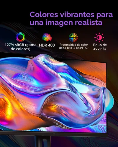 Vista 5 de KTC Monitor para juegos de 24 pulgadas 180Hz - Monitores de computadora 2K 1440P, monitor IPS rápido con HDR 400, sincronización adaptativa, hasta