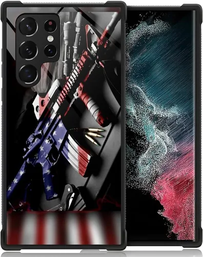 Vista 100 de Funda compatible con Samsung Galaxy S23, diseño de elefantes africanos, diseño increíble a prueba de golpes, antiarañazos, carcasa trasera