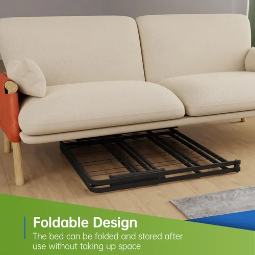 Vista 6 de PayLessHere Base de cama de metal plegable con plataforma de metal con soporte de hasta 1000 libras de listones de acero, soporte sin ruido, marco