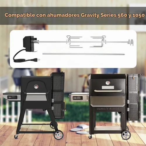 Vista 4 de onlyfire Kit de asador de acero inoxidable Accesorios para barbacoa