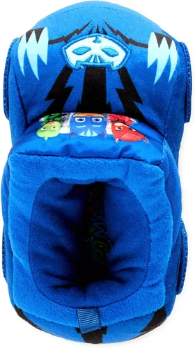 Vista 3 de Pantuflas con licencia de Owlette Gekko Catboy para niños (7-8), color azul, Azul