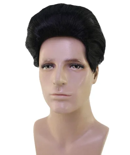 Vista 2 de HalloweenPartyOnline Peluca Kim Jong-un Pelucas negras de celebridades