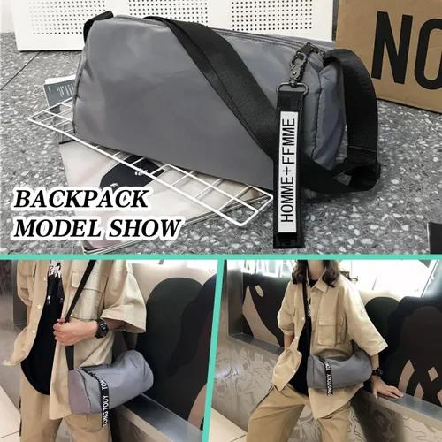 Vista 2 de Bolso cruzado de hombro para hombres y mujeres, artículos esenciales diarios, para viajes, gimnasio