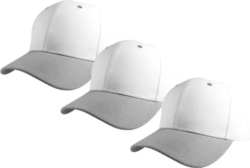 Vista 28 de Gelante - Gorra lisa de béisbol ajustable con correa trasera (3 unidades)