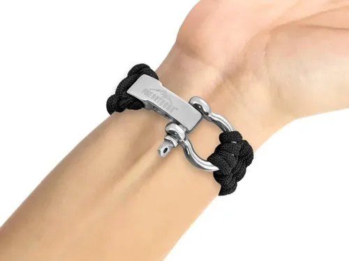 Vista 6 de Monoprice Apple Watch - Pulsera de supervivencia de paracaídas con cierre de acero inoxidable, funciona con caras de reloj Apple Watch Series 1, 2