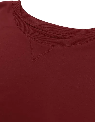 Vista 6 de Orchidays Sudaderas casuales con cuello redondo para mujer, de manga larga, lindas túnicas, holgadas
