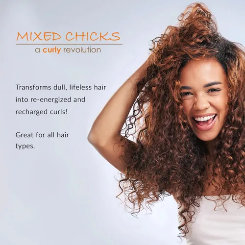 Vista 4 de Mixed Chicks Hair Four Days - Spray refrescante para rizos sin enjuague, 10 onzas líquidas