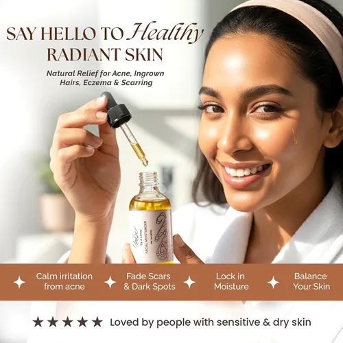 Vista 2 de Umber By J. Lenay Suero hidratante facial para la cara - Suero hidratante y antienvejecimiento para el cuidado de la piel - Ayuda a equilibrar