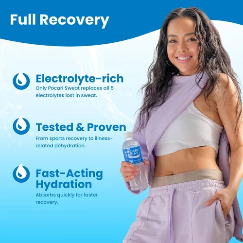 Vista 3 de Pocari Sweat Paquete de 24 botellas de PET de 16.9 onzas, ahora en los Estados Unidos, restaura el agua y los electrolitos, hidratación que es más