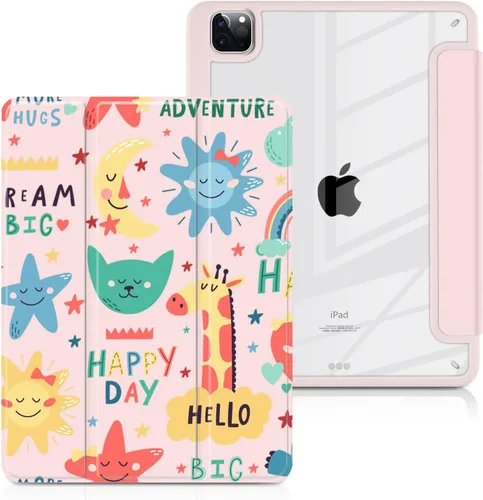 Vista 24 de Batianda Funda híbrida para iPad Pro de 12.9 pulgadas 2022 M2 2021 5ª/iPad Pro de 12.9 pulgadas de 4ª/3ª