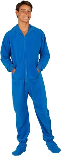 Vista 2 de Footed Pajamas - Sudadera con capucha infantil Winter Wonderland de una pieza