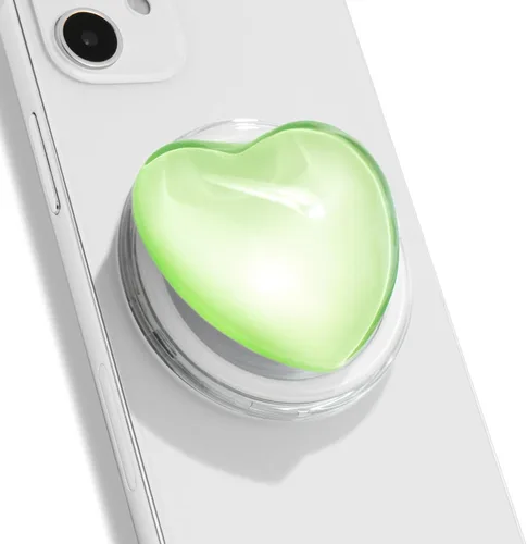 Vista 14 de OnTheGrip Compatible con Magsafe Magnético Lindo Diseño de Corazón de Vidrio Plegable Soporte de Teléfono Móvil de Agarre para Smartphone Tablet