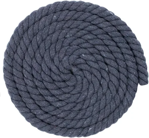 Vista 10 de West Coast Paracord - Cuerda de algodón natural trenzada de 3 hebras, 1/4, 1/2, 5/8, 3/4, y 1 pulgada de diámetro, 10, 25, 50, 100 pies Backwoods
