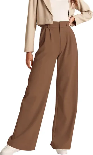 Vista 24 de NIMIN Pantalones de trabajo para mujer, trajes casuales de negocios