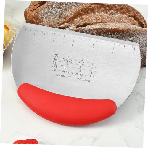 Vista 6 de Cortador de masa raspador de masa de grado alimenticio, cortador de masa con báscula de acero inoxidable