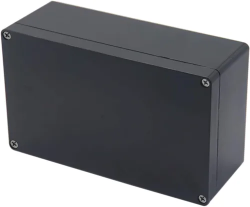 Vista 12 de Caja de proyecto IP65 Caja de conexiones impermeable ABS cajas eléctricas negras para bricolaje, Estuche electrónico para proyectos de energía, Caja