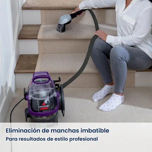 Vista 4 de [Usado] Bissell SpotClean Pet Pro - Limpiador de alfombras portátil, 2458