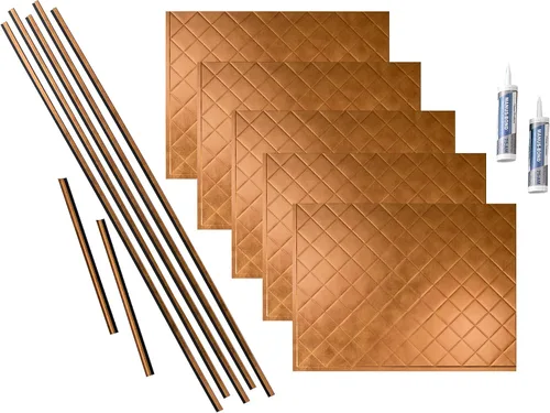 Vista 16 de FASÄDE Kit de protector de vinilo decorativo acolchado de 15 pies cuadrados en plata argente
