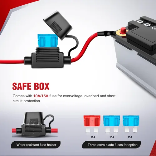 Vista 6 de Nilight Cápsulas LED + kit de arnés de cableado