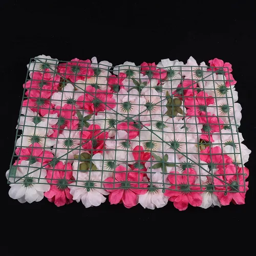Vista 7 de Paneles de pared de flores artificiales de 16 x 24 pulgadas, tapetes de pared de flores de seda para jardín al aire libre, patio, valla, valla de 4