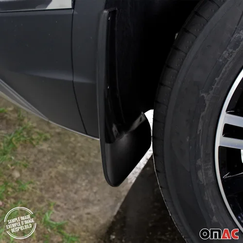 Vista 6 de OMAC Guardabarros Splash Barro Flaps para Chevrolet Captiva Sport 2008-2015 Negro 4