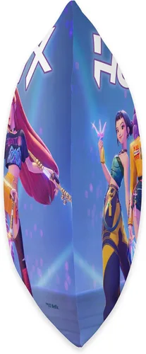 Vista 2 de Kpop Demon Hunters HUNTR/X Almohada de forro polar con licencia