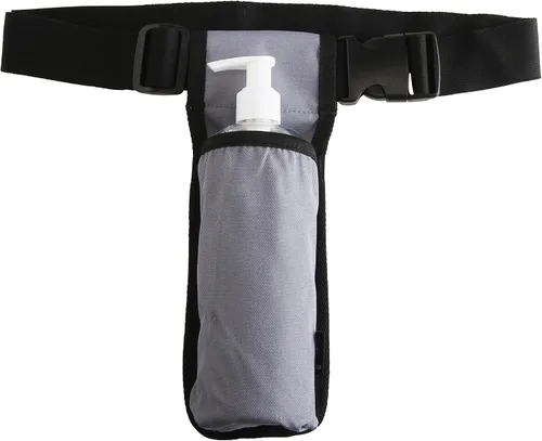 Vista 10 de Funda de aceite de masaje, cinturón de cintura, soporte ajustable para botellas para terapeutas de masaje, práctica bolsa de almacenamiento