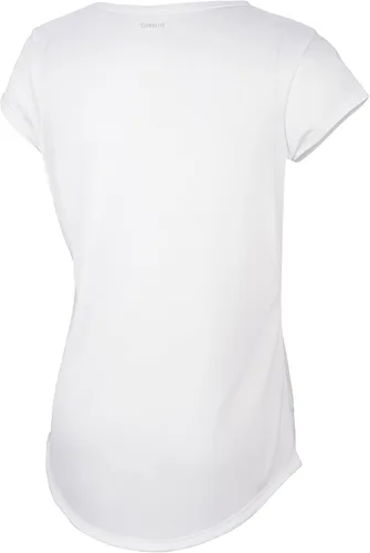 Vista 2 de adidas Camiseta de manga corta con cuello redondo arcoíris para niña Blanco