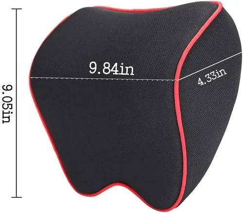 Vista 6 de Paquete de 2 almohadas para el cuello del asiento del automóvil, almohada de apoyo para la cabeza del cuello para aliviar la fatiga del cuello