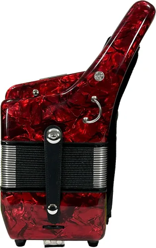Vista 4 de SM2512 Traveler Deluxe Acordeon Outfit incluye funda enrollable y correas de hombro con arnés