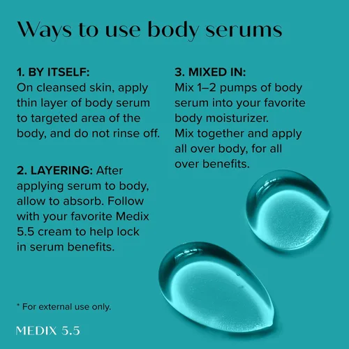 Vista 6 de MEDIX Gel exfoliante para el cuidado de la piel con ácido láctico 10% ácido glicólico y ácido láctico, suero exfoliante para cuerpo y cara AHA