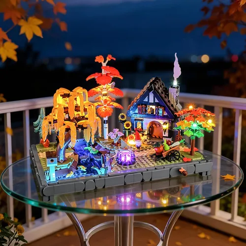 Vista 18 de Kit de iluminación LED Briksmax para árbol bonsái – Compatible con el modelo de bloques de construcción Lego 10281 – no incluye el set de Lego
