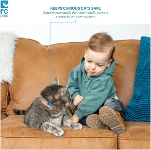 Vista 4 de RC Pets Kitty Breakaway - Collar para gatos, Cat-titude
