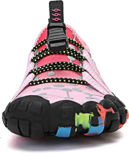 Vista 8 de UBFEN - Zapatos para el agua para niños y niñas, acuáticos y livianos, de secado rápido, para ir a la playa, practicar deportes y natación
