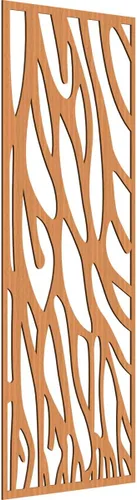 Vista 122 de 9 3/8"W x 24 3/8"H x 1/4"T Bristol Decorativos Paneles de Pared de Madera Calado, Cereza