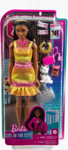Vista 6 de Barbie Muñeca y mascota Brooklyn Barbie