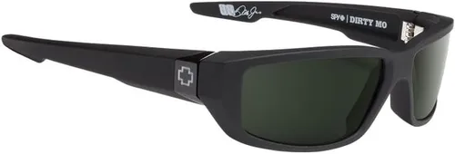 Vista 3 de Spy Dirty Mo Gafas de sol suaves negro mate con lentes Happy Grey Green, Negro