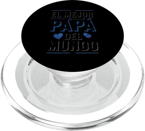Vista 7 de El Mejor Papá Del Mundo Spanish Dad Quote PopSockets Adhesive PopGrip