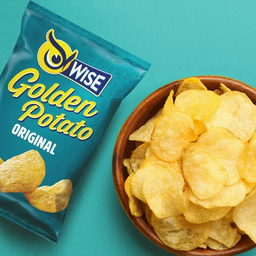 Vista 3 de Wise Golden Original Papas fritas (Wise Snacks Original, 0.75 oz – 40 unidades)