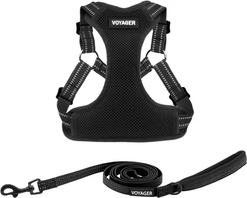 Vista 32 de [Usado] Best Pet Supplies Voyager - Arnés ajustable, transpirable, antitirones, para perros pequeños, medianos y grandes, para caminar, trotar