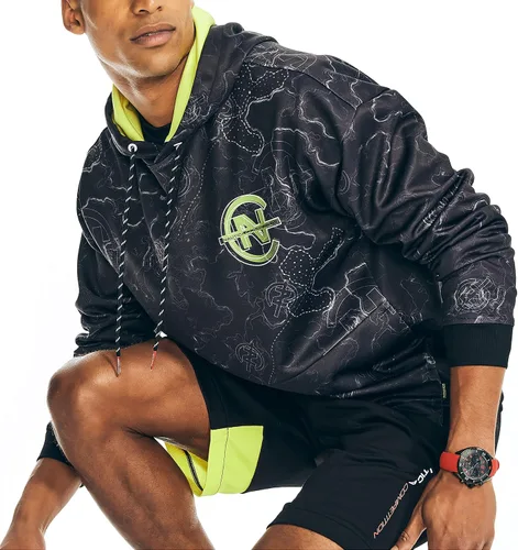 Vista 2 de Nautica Sudadera con capucha estampada fabricada de forma sostenible para hombre