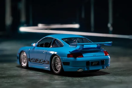 Vista 12 de Jada Toys Fast & Furious Brian's Porsche 911 GT3 RS 1:24 - Coche fundido a presión, juguetes para niños y adultos
