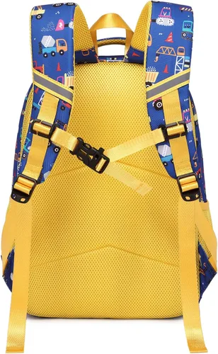 Vista 3 de abshoo Mochila ligera para niños para la escuela primaria Kindergarten Bookbag School Bags, Coche, Escuela, viaje