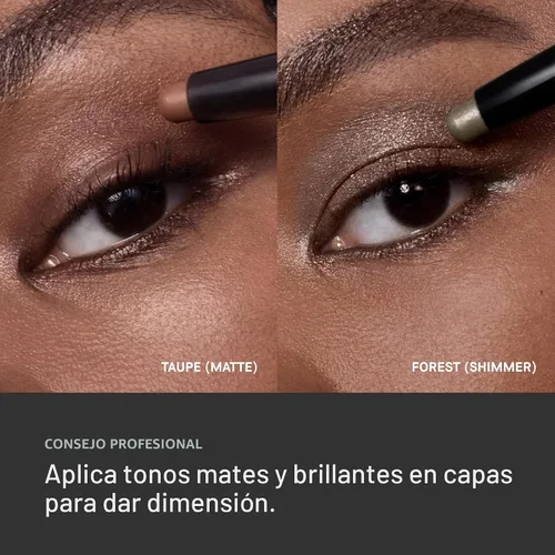 Vista 6 de Bobbi Brown Sombra en crema de larga duración en barra Sombra de ojos en barra de 24 horas Tonos de alta pigmentación, acumulables con tres