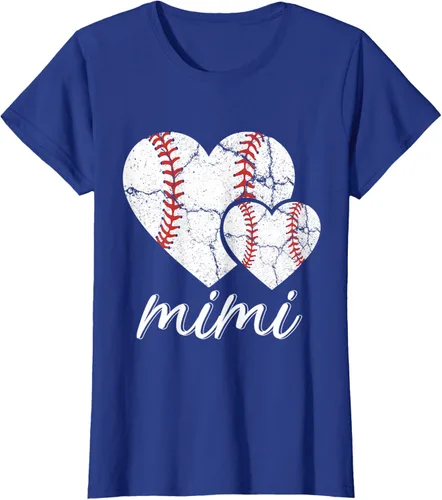Vista 61 de Camiseta de béisbol Mimi para el Día de la Madre, Negro, S